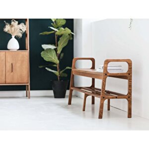 Ponte Ahşap, Ayakkabılık Ve Raf Sistemi, 150x65, Tik Renk, Cpt4722-150
