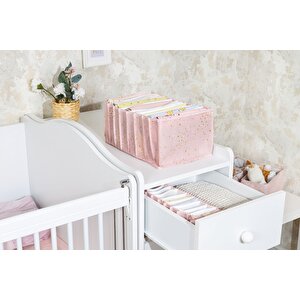 Baby Akordiyon Organizer Çekmece Düzenleyici Large Pembe 104089 Kasa - 208