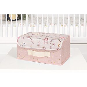 Baby Kapaklı Kutu Düzenleyici Çok Amaçlı Organizer Mini Boy Pembe 104256  Kasa - 201