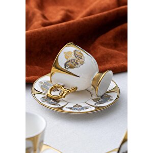 Reina 6 Kişilik Kahve Fincanı Takımı - 90 Ml