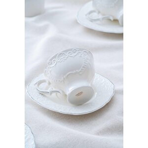 Angela 6 Kişilik Silver Çay Fincanı Takımı - 220 Ml