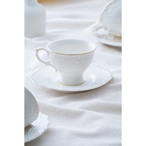 Angela 6 Kişilik Gold Çay Fincanı Takımı - 220 Ml