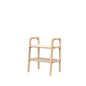 Arce, Ahşap Kitaplık, Komodin Ve Raf Ünitesi, 50x65, Natural Renk, Cpt4738-50 Natural