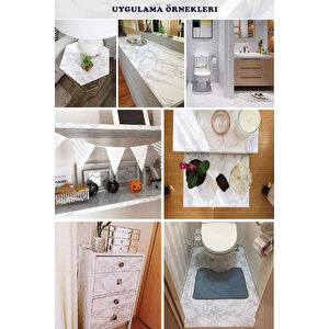 Kendinden Yapışkanlı Mermer Desenli Mutfak Banyo Tezgah Duvar Ve Masa Kaplama (60cmx500cm)