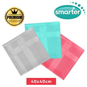 Premi̇um 3'lü Mi̇krofi̇ber Temi̇zli̇k Bezi̇ (40x40)
