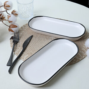 Simply Noyan Kayık Tabak 26 Cm 2 Adet 19985