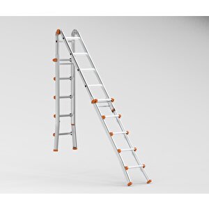 5+5 Anka Çok Amaçli Alümi̇nyum Merdi̇ven