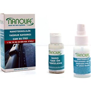 Nanolife 1 Yil-20 Bi̇n Km.etki̇li̇ Nano Yağmur Kaydirici - Cam Su İti̇ci̇