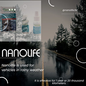 Nanolife 1 Yil-20 Bi̇n Km.etki̇li̇ Nano Yağmur Kaydirici - Cam Su İti̇ci̇