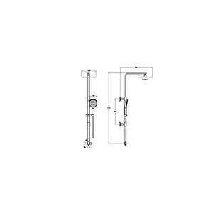 Vitra Bliss Duş Sistemi-krom A45789
