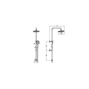 Vitra Bliss 3f Duş Sistemi-m.siyah A4578836