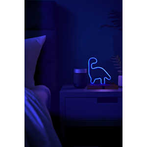 Dinazor Figürlü Neon Gece Lambası