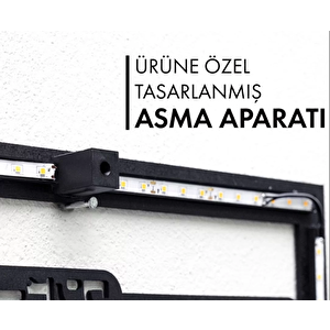 Kış Bahçeniz İçin Kalın Yapraklı Işıklı Tablo