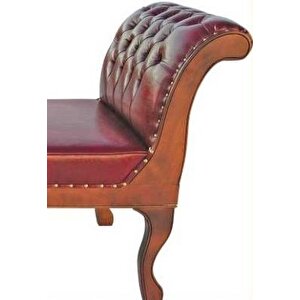 Markiz 17625 Dekoratif Çok Amaç Dinlenme Model Kayın Aslan Ayak Kapitone Elyapım