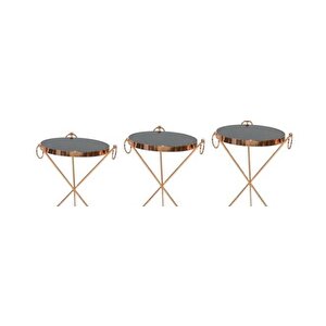 Brc 17524 Küpeli Model Metal Gold Kaplama Renk Kırılmaz Temper Siyah Cam El Yapım
