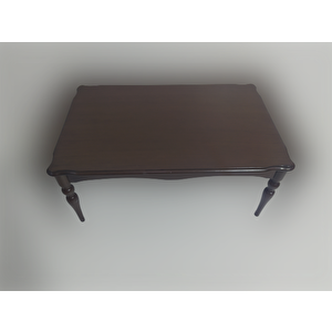 Orta Sehpa 17358 Demont Klasik Model Kayın Retro Ayak Parlak Ceviz Nature El Yapı