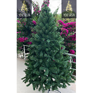 Yılbaşı Çam Ağacı 210 Cm 800 Gür Dallı Demir Ayaklı