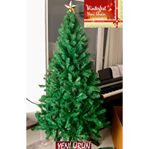Yılbaşı Çam Ağacı 190 Cm 600 Gür Dallı Demir Ayak Demir Gövdeli Taşıma Çantalı Yeni Ürün