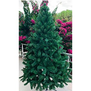 Yılbaşı Çam Ağacı 210 Cm 720 Yoğun Dallı Demir Ayaklı