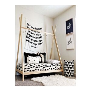 Montessori Ahşap Üçgen Yatak