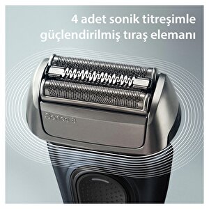 Series 8 Elektrikli Tıraş Makinesi, Şarj Standı, Islak Ve Kuru, 8513s, Gri