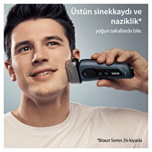 Braun Series 8 Elektrikli Tıraş Makinesi, Şarj Standı, Islak Ve Kuru, 8513s, Gri