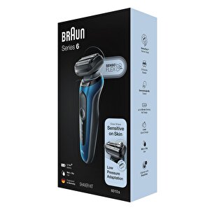 Braun Yeni Seri 6 B1000s Kablosuz Tıraş Makinesi, Autosense, Sensoflex, Easyclick, Islak & Kuru