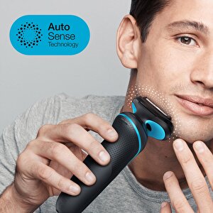 Yeni Seri 5 M1000s Kablosuz Tıraş Makinesi, Autosense, Easyclean, Easyclick, Islak & Kuru