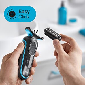 Braun Yeni Seri 5 M1000s Kablosuz Tıraş Makinesi, Autosense, Easyclean, Easyclick, Islak & Kuru