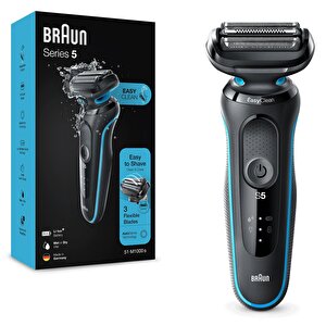Braun Yeni Seri 5 M1000s Kablosuz Tıraş Makinesi, Autosense, Easyclean, Easyclick, Islak & Kuru
