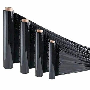 6'lı Koli 50cmx156mt Siyah Streç Film 23mic (2kgx6)
