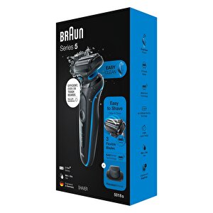 Braun Yeni Seri 5 B1200s Kablosuz Tıraş Makinesi, Autosense, Easyclean, Easyclick, Islak & Kuru