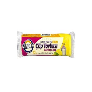 Vi̇ndex Li̇mon Kokulu Büzgülü Çöp Torbasi Orta Boy