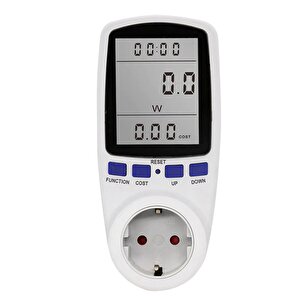 Dijital Wattmetre Enerji Tüketim Sarfiyat Ölçer - 230v 16a 3680w