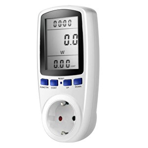 Dijital Wattmetre Enerji Tüketim Sarfiyat Ölçer - 230v 16a 3680w
