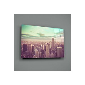 New York City Cam Tablo | Hediyelik, Dekoratif, Ofis, Mutfak 80x130 cm