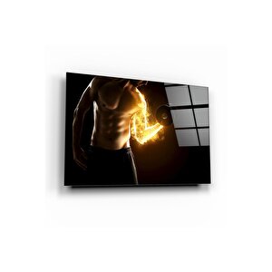 Fitness Cam Tablo | Hediyelik, Dekoratif, Ofis, Mutfak 25x35 cm