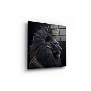 Aslan Cam Tablo | Hediyelik, Dekoratif, Ofis, Mutfak 60x60 cm