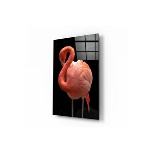 Flamingo Cam Tablo | Hediyelik, Dekoratif, Ofis, Mutfak 25x35 cm