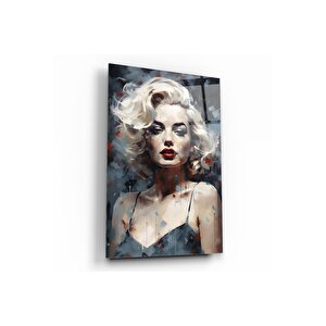 Marilyn Monroe Cam Tablo | Hediyelik, Dekoratif, Ofis, Mutfak 60x90 cm