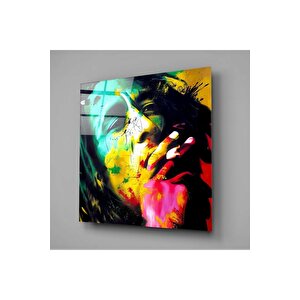 Bob Marley Cam Tablo | Hediyelik, Dekoratif, Ofis, Mutfak 80x80 cm