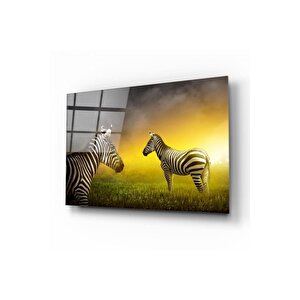 Zebra Cam Tablo | Hediyelik, Dekoratif, Ofis, Mutfak 60x90 cm