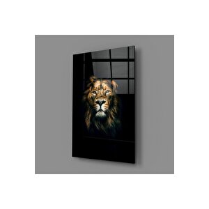 Aslan Cam Tablo | Hediyelik, Dekoratif, Ofis, Mutfak 70x110 cm