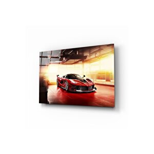 Ferrari Fxx K Cam Tablo | Hediyelik, Dekoratif, Ofis, Mutfak 25x35 cm