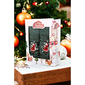 Mixcotton Home Yılbaşı Hediyelik Ve Günlük 2'li Havlu Seti -70x140- 50x90 Cm %100 Pamuk