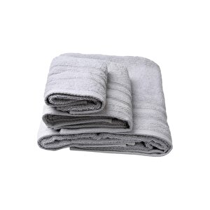 Jakarlı  3'lü Banyo Set Havlu Takım.