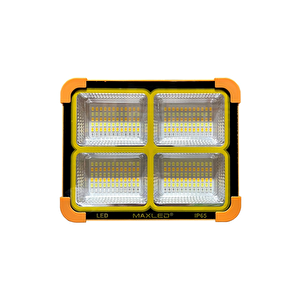 Maxled 200w Taşınabilir Solar Led Projektör / 3 Mod Renk  Powerbank Özellikli