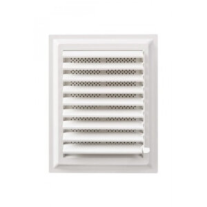 Plastik Banyo Wc Havalandırma Menfezi Yüzeysel Hareketli 25x25 Cm