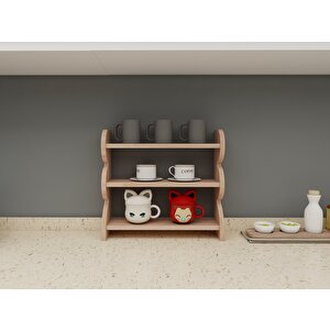 Selge Ahşap Bardak Standı
