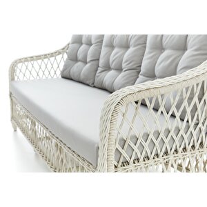 Rolex Rattan Bahçe Balkon Oturma Grubu (3+1+1+1+1+masa)